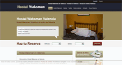 Desktop Screenshot of hostalwaksman.es
