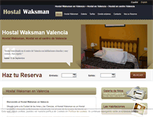 Tablet Screenshot of hostalwaksman.es